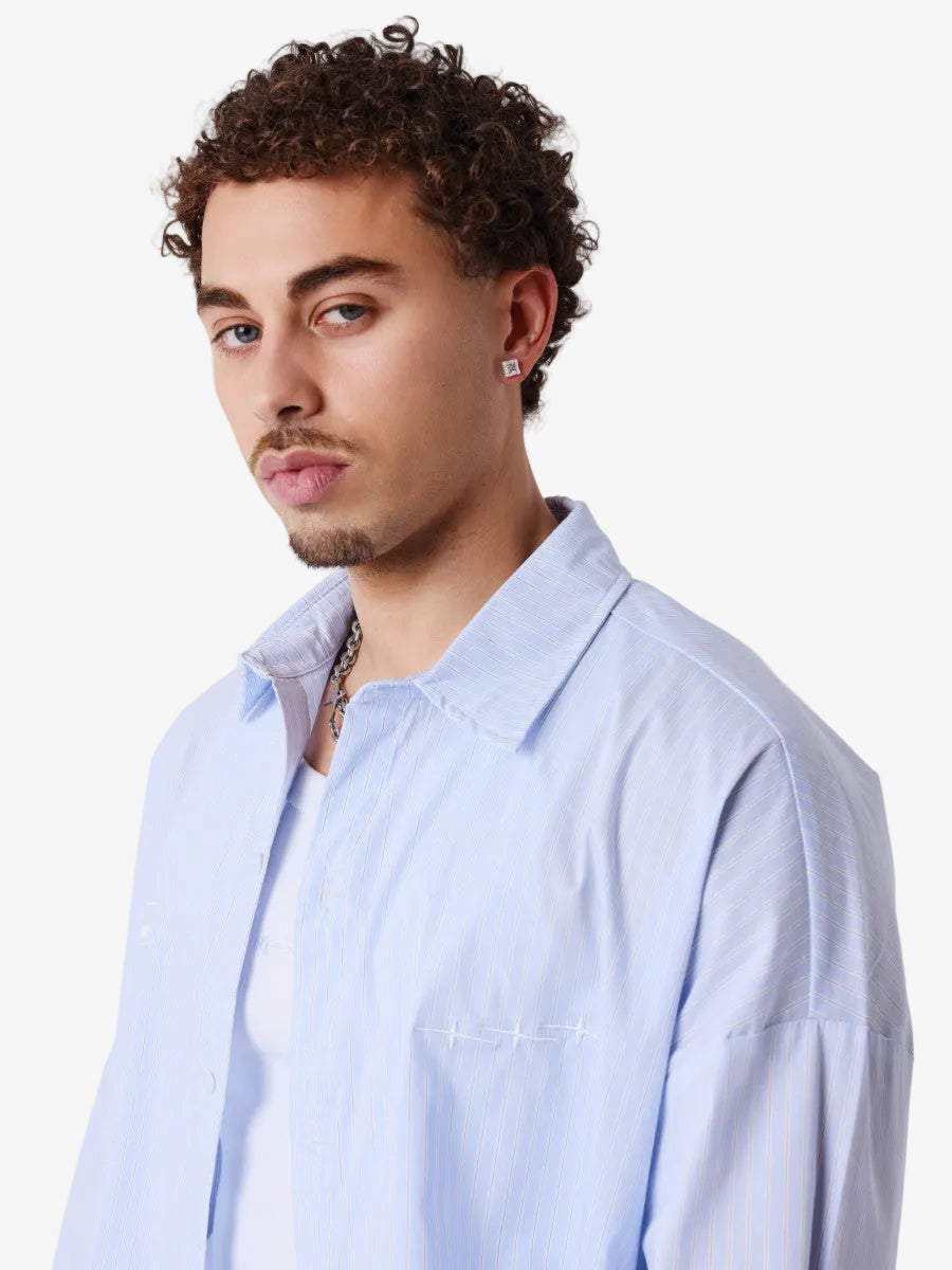 PXP shirt/overhemd licht blauw - lab10streetwear.nl
