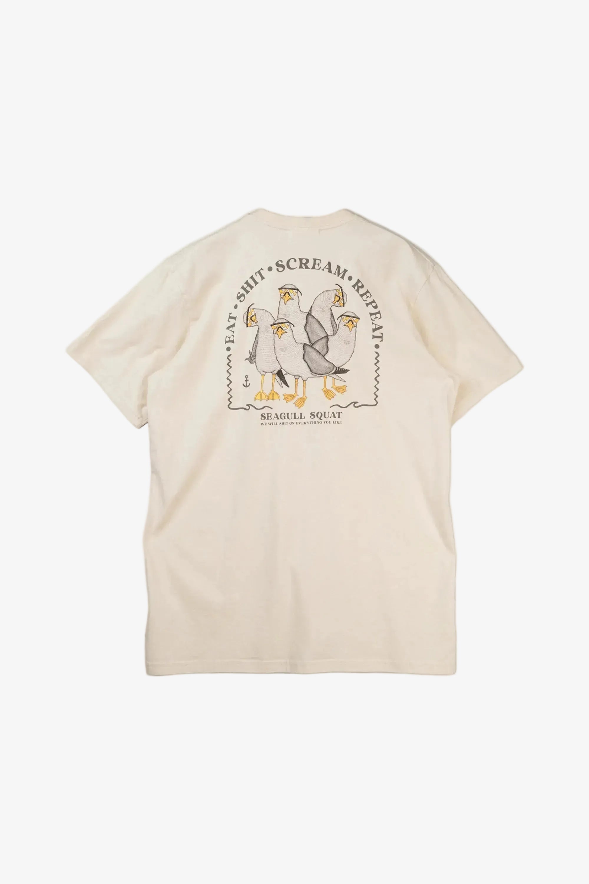 Lakor Seagull Squad Back T-Shrit - Rainy Day - Lab10streetwear.com