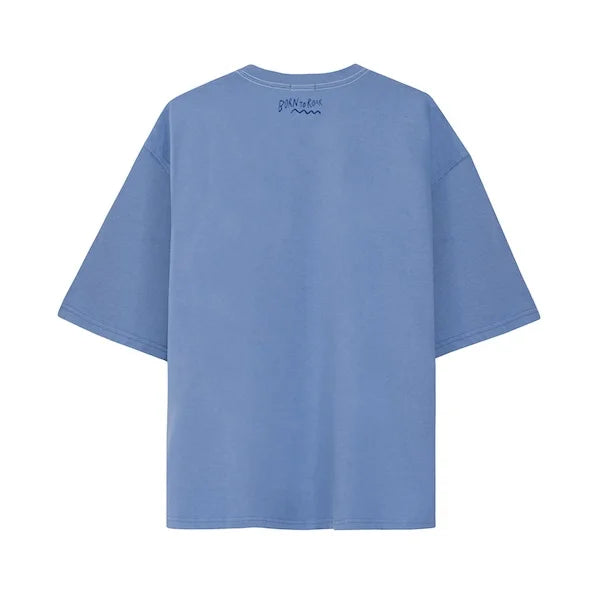 surf.inc Born To Roar Box Tee - Denim Blue -lab10streetwear.nl