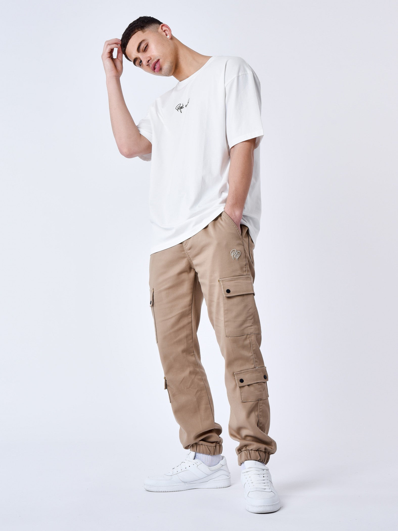 PXP cargo broek beige - lab10streetwear.nl