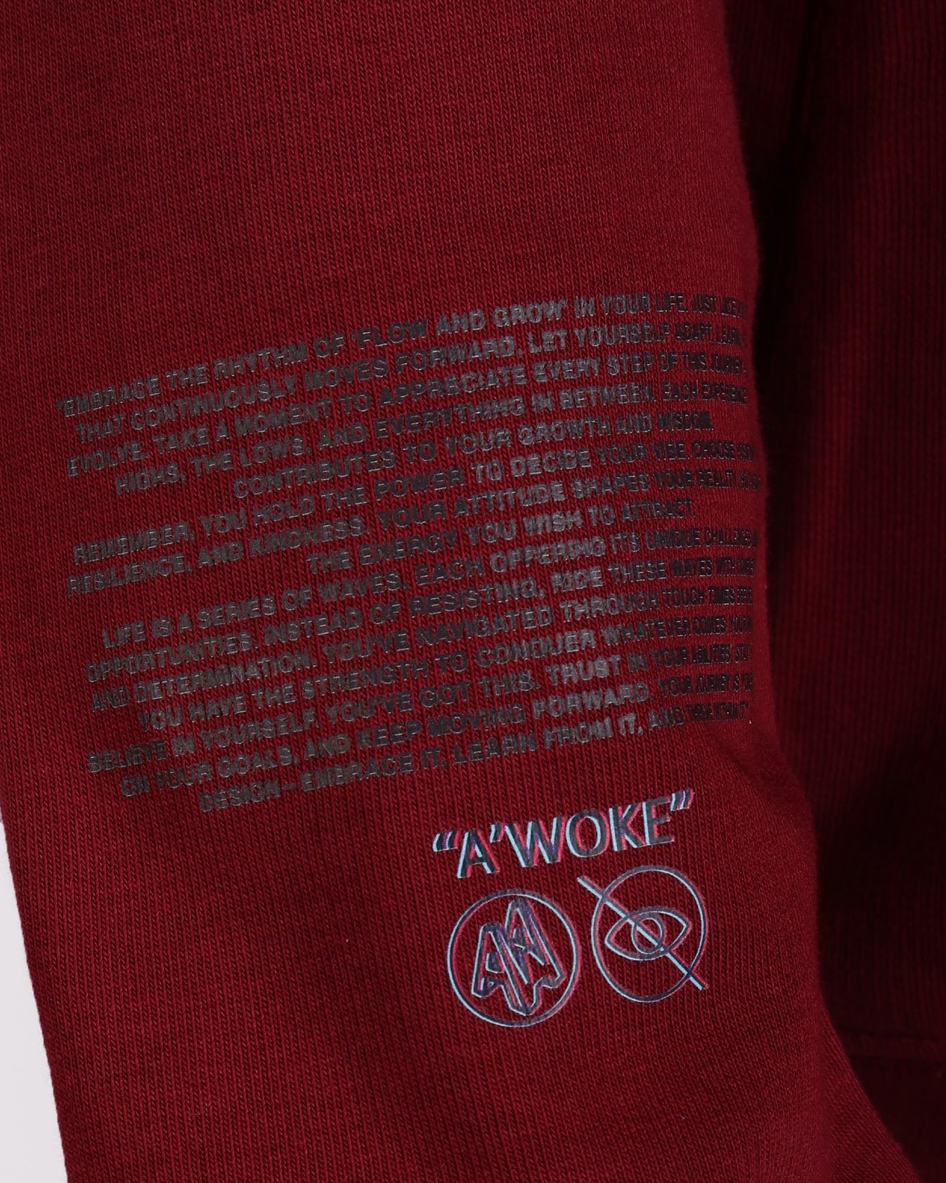 Flow & Grow - Burgundy - LAB10streetwear