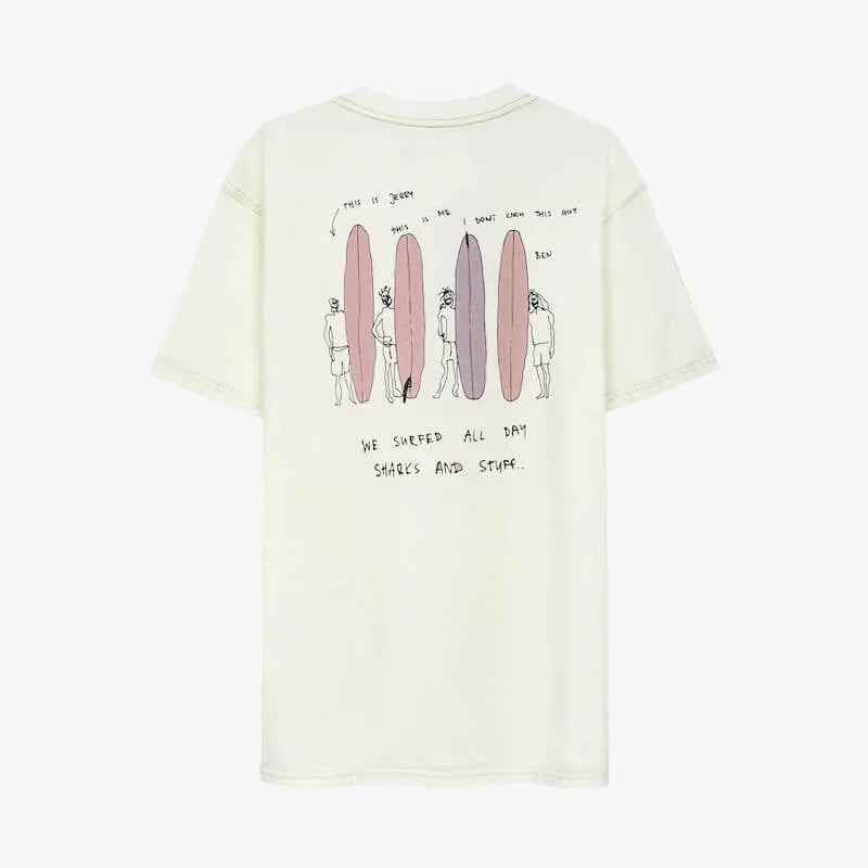 Surf.inc - Friends Tee - Vintage White - Lab10streetwear.nl