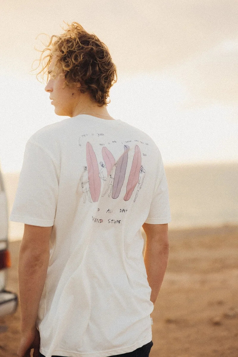 Surf.inc - Friends Tee - Vintage White - Lab10streetwear.nl