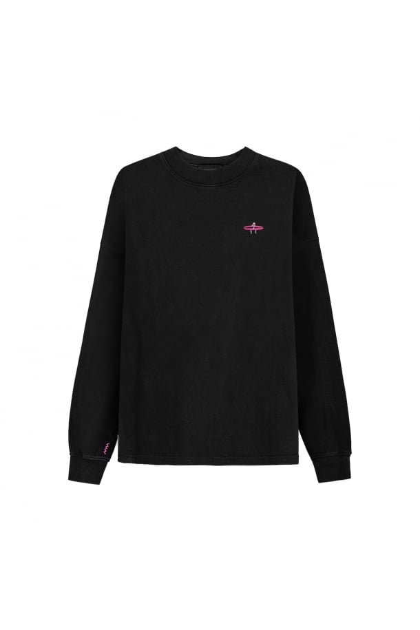 Kitty Longsleeve - Acid Black - LAB10streetwear