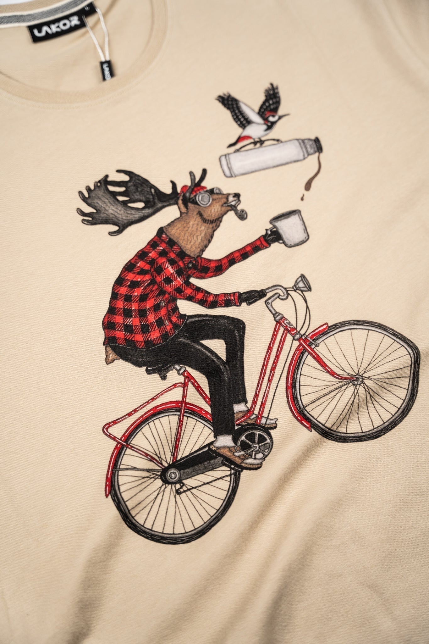 Off to Work T-Shirt - White Pepper - LAB10streetwear