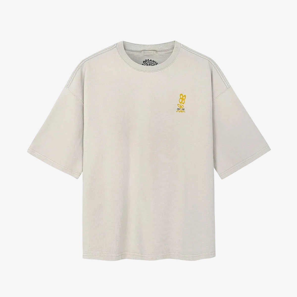 Surf.inc - Power Flower Tee - Dirty White - Lab10streetwear.nl