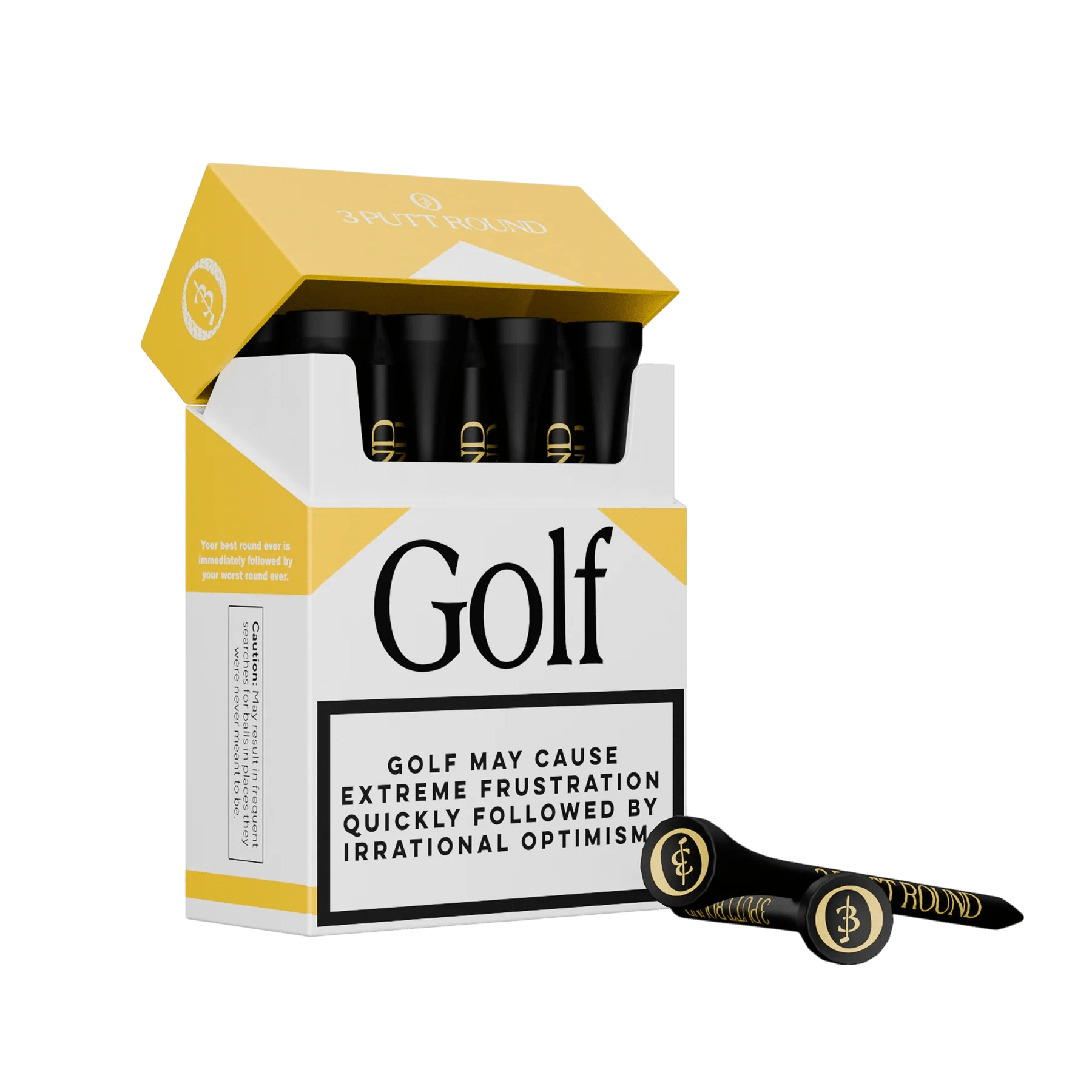 The Gold Golf Addiction Tee Pack - LAB10streetwear