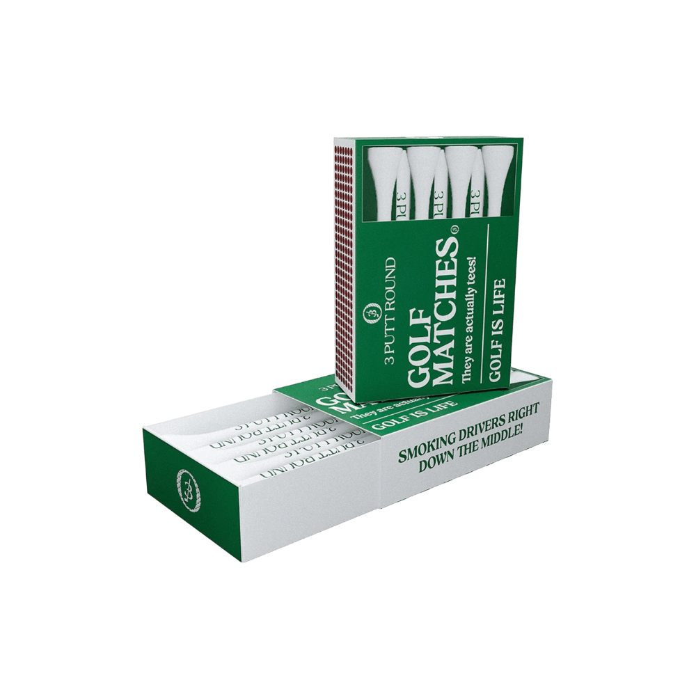The Green Golf Tee Match Box - LAB10streetwear