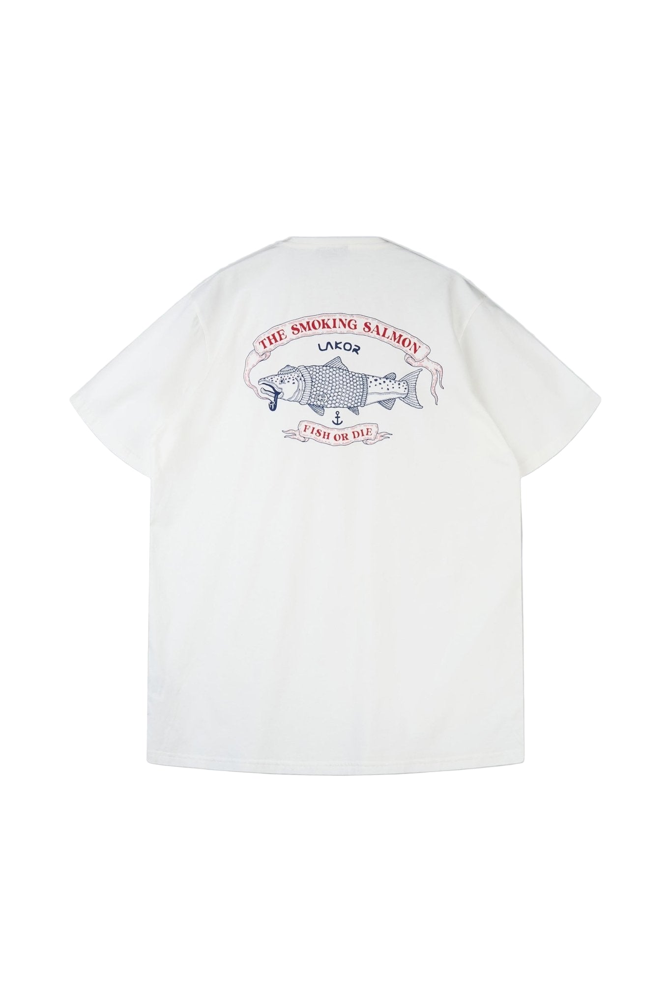 The Smoking Salmon T-Shirt - Star White - LAB10streetwear