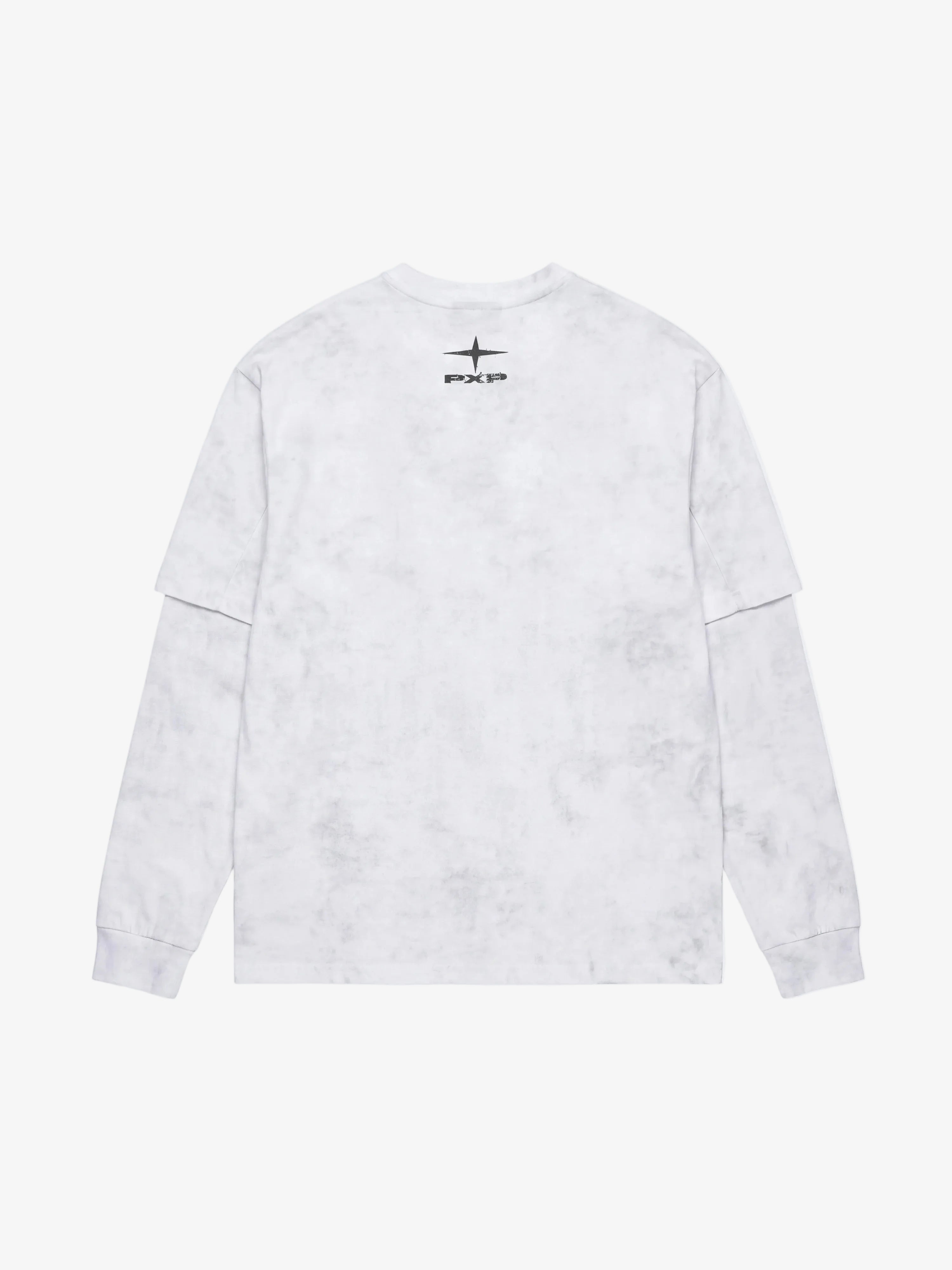 PXP - Longsleeve Shirt Vintage Effect Wit - Lab10streetwear.nl