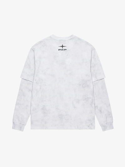 PXP - Longsleeve Shirt Vintage Effect Wit - Lab10streetwear.nl