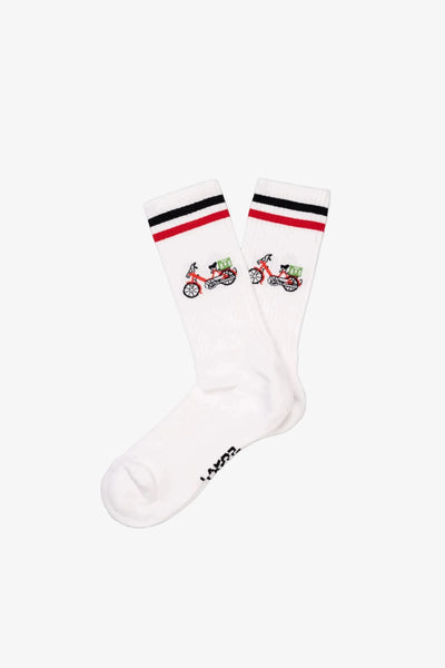 Lakor Red Maxi Tennis Socks - Lab10streetwear.com