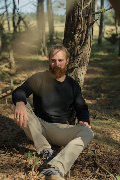 Lakor Topknot Knit Sweater - Black - lab10streetwear.com