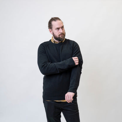 Lakor Topknot Knit Sweater - Black - lab10streetwear.com