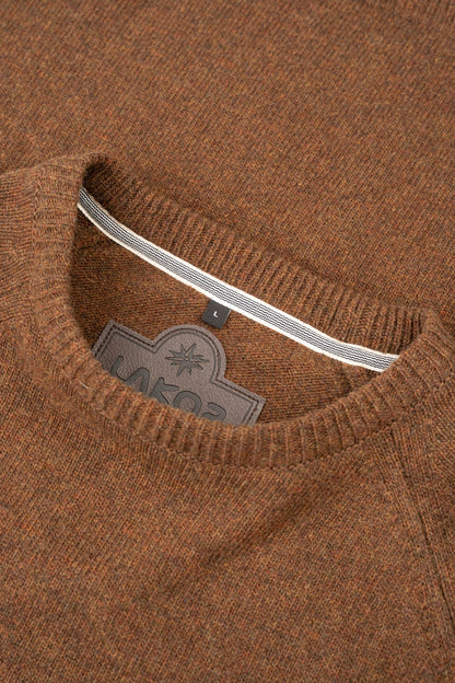 Lakor Topknot Knit Sweater - Brown - Lab10streetwear.com
