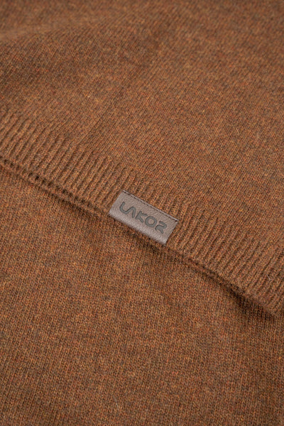 Lakor Topknot Knit Sweater - Brown - Lab10streetwear.com