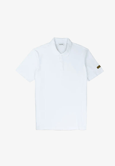 ecmo Supima® Badge Polo Shirt - Wit lab10streetwear.nl