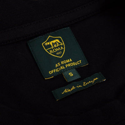 AS Roma Taper T-Shirt Zwart - LAB10streetwear