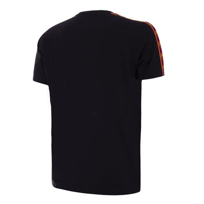 AS Roma Taper T-Shirt Zwart - LAB10streetwear