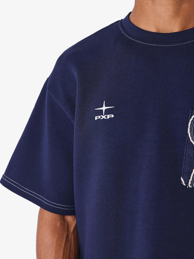 PXP Bandana T-shirt Blauw - Lab10streetwear.nl
