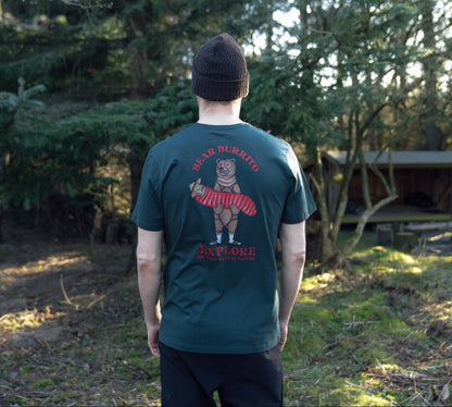 Bear Burrito T-Shirt - Green Gables - LAB10streetwear