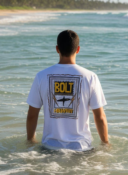 Bolt in Hawai T-Shirt - Off White - LAB10streetwear
