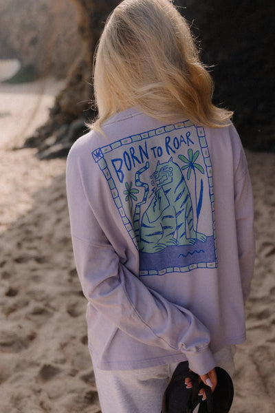 Surf.inc - Born To Roar Longsleeve - Purple Haze - Lab10streetwear.nl