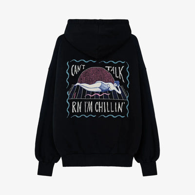 surf.inc Chillin’rn Hoodie - Acid Black - lab10streetwear.nl