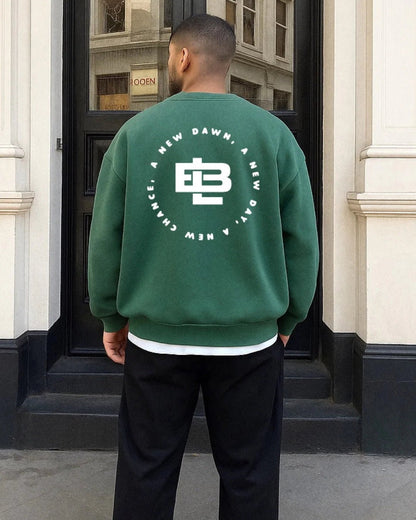 Circle Sweater - Groen - LAB10streetwear