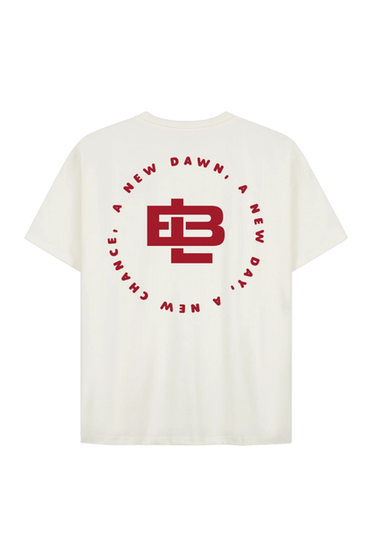 Circle T-shirt - Off White - LAB10streetwear