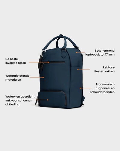 De Backpack - Navy - LAB10streetwear