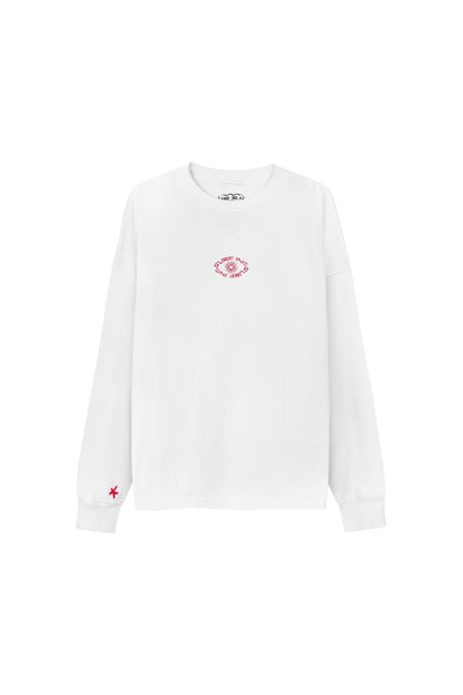 Feel Amazing Longsleeve - Paper White - LAB10streetwear