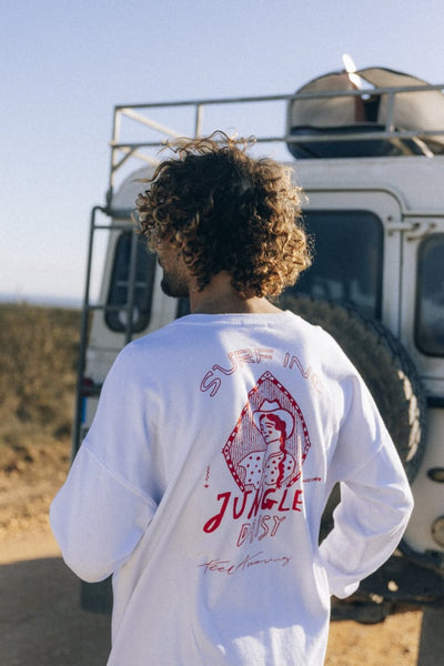 Feel Amazing Longsleeve - Paper White - LAB10streetwear