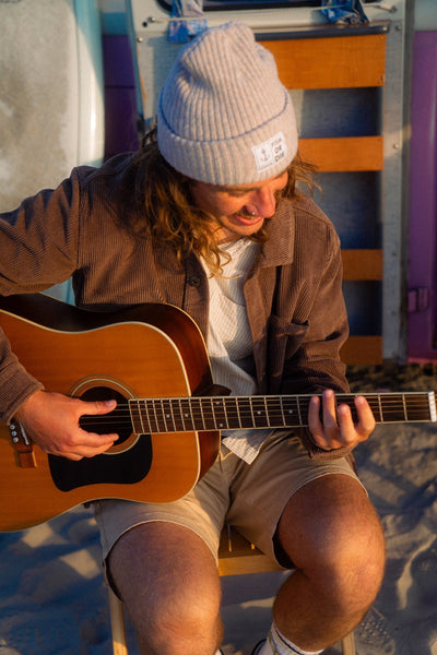 Fish or Die Beanie - Sand - LAB10streetwear