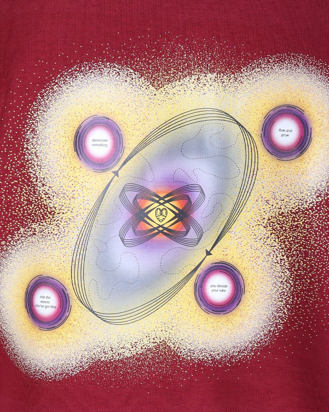 Flow & Grow - Burgundy - LAB10streetwear