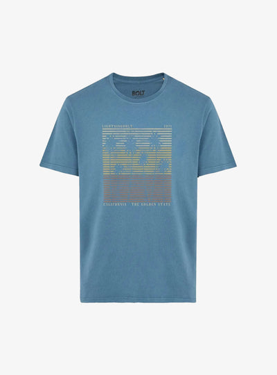 Golden State T-Shirt - Blauw - LAB10streetwear