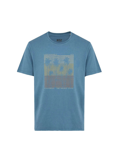 Golden State T-Shirt - Blauw - LAB10streetwear