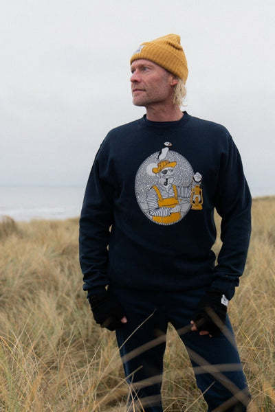 Light the Way Crewneck Sweater - Blueberry - LAB10streetwear