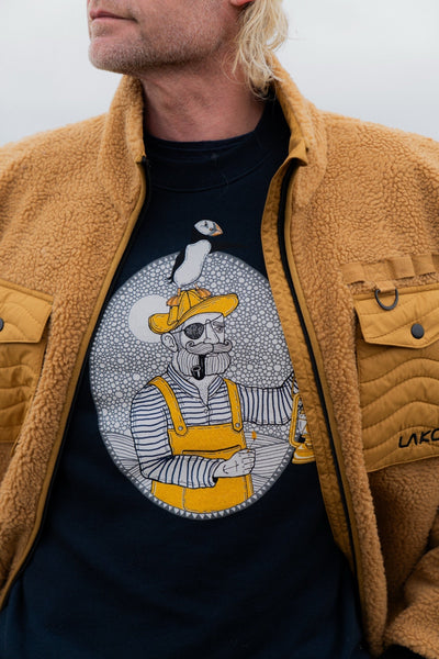 Light the Way Crewneck Sweater - Blueberry - LAB10streetwear