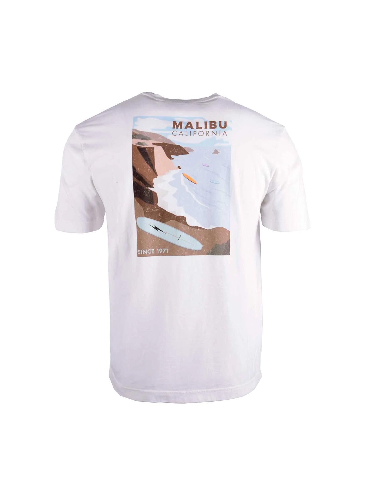 Malibu California T-Shirt - Off White - LAB10streetwear