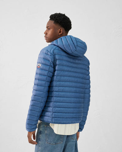 Nico Down Jacket with Hood - Ice Grey 
