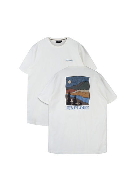 Out There T-Shirt - Star White - LAB10streetwear