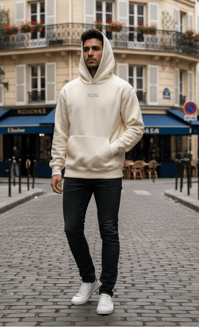 Premium Hoodie - Beige - LAB10streetwear