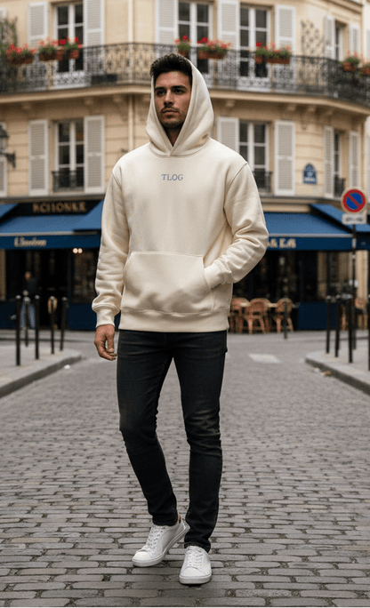 Premium Hoodie - Beige - LAB10streetwear