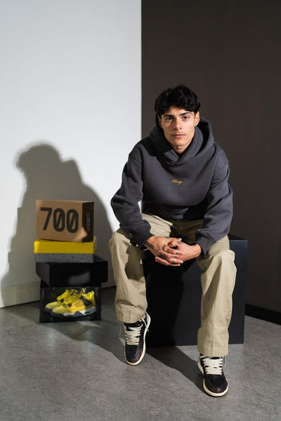 Premium Hoodie - Grijs - LAB10streetwear