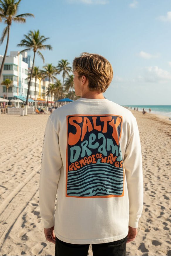Salty Dreams Longsleeve - Vintage White - LAB10streetwear