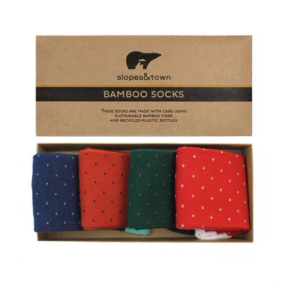 Sokken Geschenkdoos - Green Dots