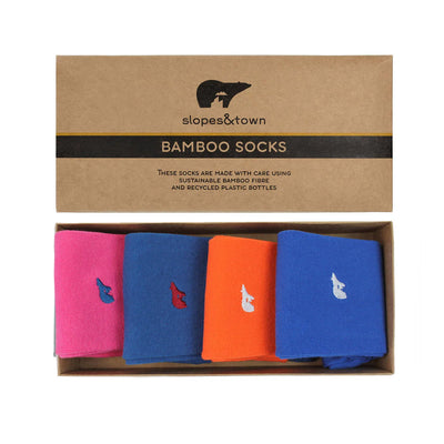 Sokken Geschenkdoos - Plain Pink