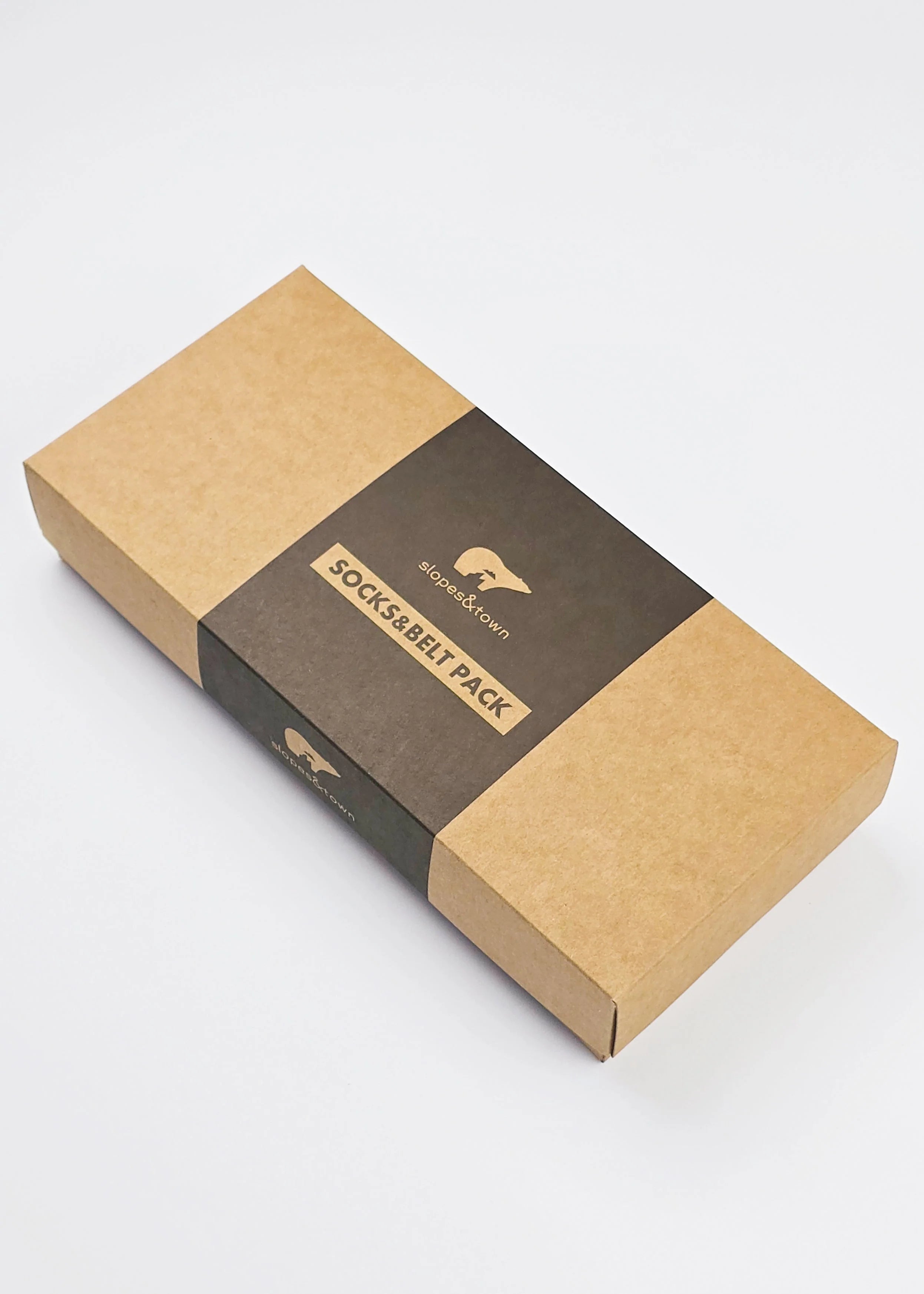 Sokken en Riem Geschenkdoos - Burgundy