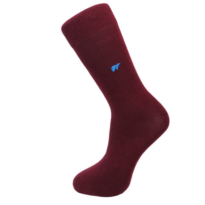 Sokken en Riem Geschenkdoos - Burgundy - LAB10streetwear